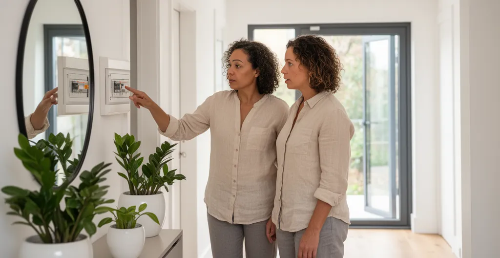 Accueil de voyageurs dans une location saisonnière par l'équipe locale