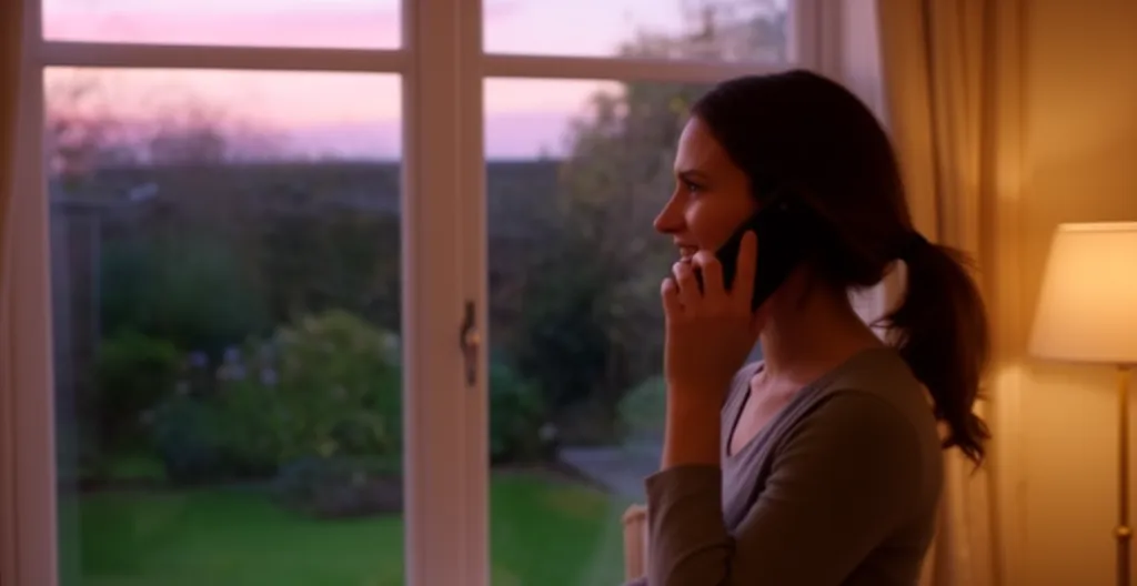 Gestionnaire au téléphone gérant une urgence location saisonnière